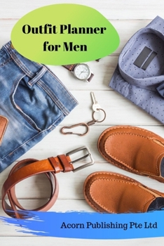 Paperback Outfit Planner for Men Book