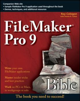 Paperback FileMaker Pro 9 Bible Book