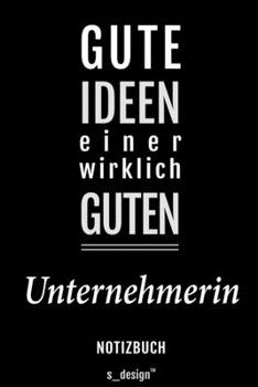Notizbuch für Unternehmer / Unternehmerin: Originelle Geschenk-Idee [120 Seiten liniertes blanko Papier] (German Edition)