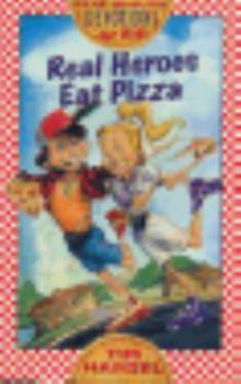 Paperback Real Heroes Eat Pizza: Five-Minute Devotions for Kids Book