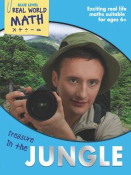 Paperback Real World Math Blue Level: Treasure in the Jungle Book