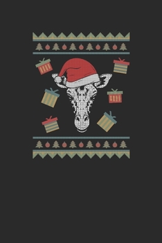 Ugly Christmas Giraffe: Graph Paper Notebook (6" x 9" - 120 pages) ~ Christmas Themed Notebook for Daily Journal, Diary, and Gift