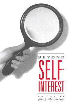 Paperback Beyond Self-Interest Book