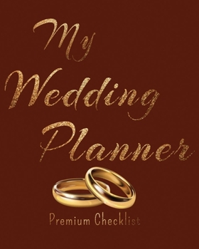 My Wedding Planner a Portable Guide to Organizing Your Dream Wedding 2021 / 2020 Wedding Planner golden wedding rings Aureate Gold design Auric Style ... Budget Planner Bride Wedding Engagement Gift