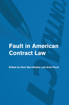 Paperback Fault in American Contract Law Book