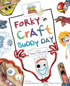 Hardcover Toy Story 4: Forky in Craft Buddy Day Book