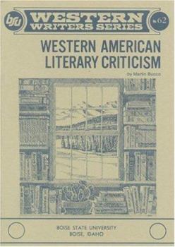 Paperback Western American Literary Criticism Book