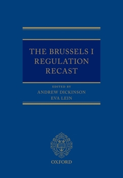 Hardcover Brussels I Regulation Recast C Book