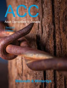 Paperback Adult Corrections in Canada, Second Edition Book
