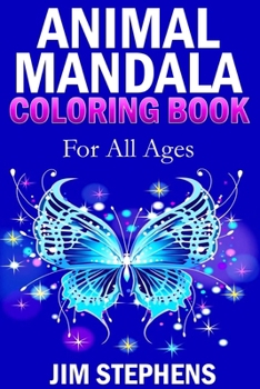 Paperback Animal Mandala Coloring Book: For All Ages Book