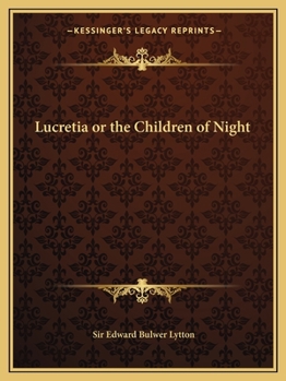 Paperback Lucretia or the Children of Night Book