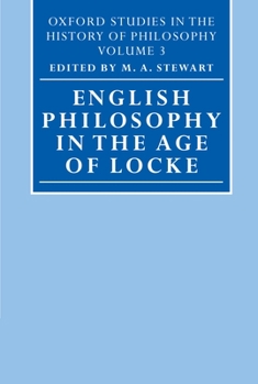 Hardcover English Philosophy in the Age of Locke Book