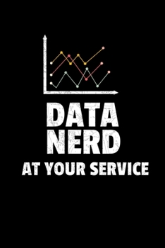 Paperback Data Nerd At Your Service: Dot Grid Page Notebook Gift For Computer Data Science Related People. Book