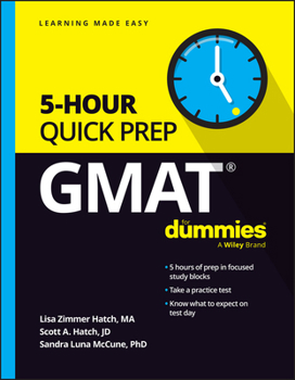 Paperback GMAT 5-Hour Quick Prep for Dummies Book