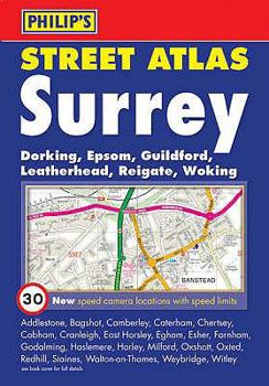 Paperback Philip's Street Atlas: Surrey. Book