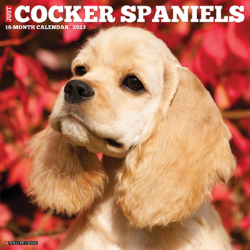 Calendar Just Cocker Spaniels 2023 Wall Calendar Book