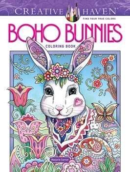 Paperback Creative Haven Boho Bunnies Coloring Book