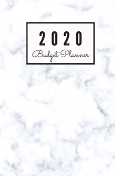 2020 Budget Planner: Monthly Undated Marble Expense Tracker