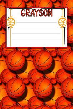 Paperback Basketball Life Grayson: College Ruled Composition Book
