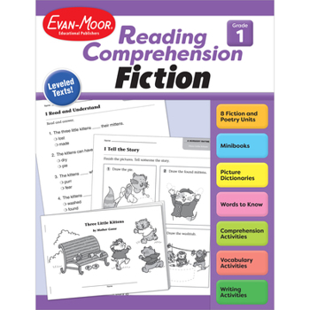 Paperback Reading Comprehension, Fiction, Grade 1 Book