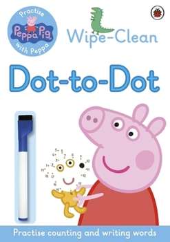 Paperback Peppa Wipe-clean Dot-to-Dot Book