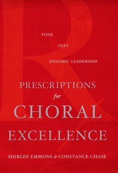 Hardcover Prescriptions for Choral Excellence Book