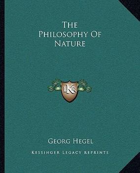 Paperback The Philosophy Of Nature Book