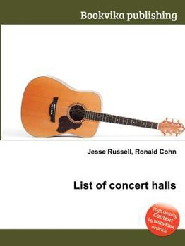 Paperback List of Concert Halls Book
