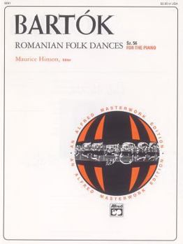 Paperback Bartok Romanian Folk Dances: For the Piano Book