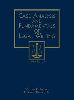 Paperback Case Analysis and Fundamentals of Legal Writing Book