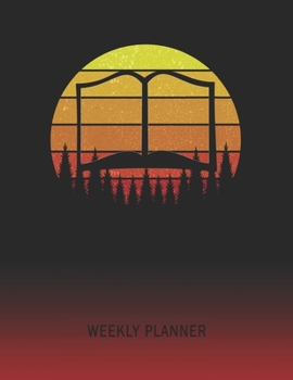 Weekly Planner: Librarian | 2020 - 2021 | Plan Weeks for 1 Year | Retro Vintage Sunset Cover | January 20 - December 20 | Planning Organizer Writing ... | Plan Days, Set Goals & Get Stuff Done