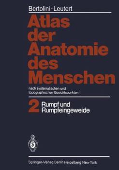 Paperback Atlas Der Anatomie Des Menschen: Nach Systematischen Und Topographischen Gesichtspunkten Band 2: Rumpf Und Rumpfeingeweide [German] Book