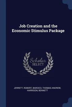Paperback Job Creation and the Economic Stimulus Package Book