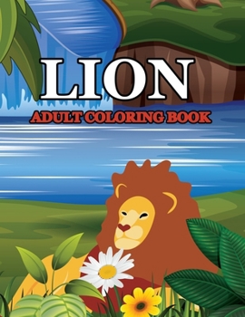Paperback Lion Adult Coloring Book