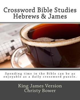 Paperback Crossword Bible Studies - Hebrews & James: King James Version Book