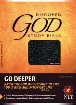 Leather Bound Discover God Study Bible: New Living Translation (Bill Bright Commemorative Edition) Book