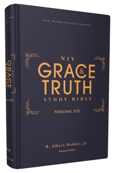 Hardcover Niv, the Grace and Truth Study Bible (Trustworthy and Practical Insights), Personal Size, Hardcover, Red Letter, Comfort Print Book