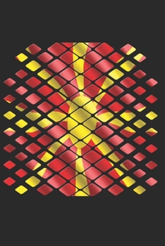 MACEDONIA NOTEBOOK: Macedonia Notebook | college book | diary | journal | booklet | memo | composition book | 120 sheets - Dot Grid paper 6x9 inch