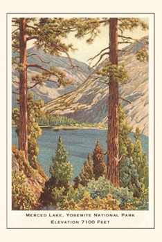 Paperback The Vintage Journal Merced Lake, Yosemite, California Book