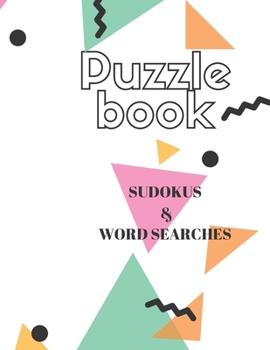 Paperback Puzzle book: Word Search & Sudoku, game, for children and adults, 36 pages Book