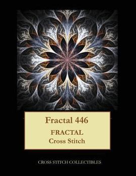 Paperback Fractal 446: Fractal cross stitch pattern [Large Print] Book