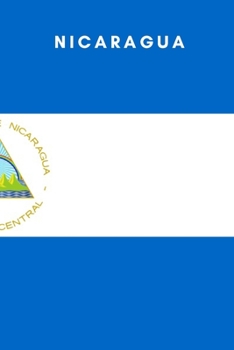 Paperback Nicaragua: Country Flag A5 Notebook to write in with 120 pages Book