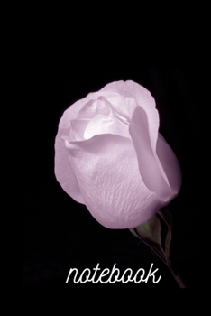 Paperback Beautiful Rose black note book: a great personal gift Book