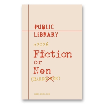 Misc. Fiction or Non Sticker (Pack of 6) Book