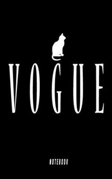 Paperback vogue: notebook Black background / 5 x 8 / page number 120 / best gift Book