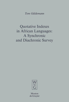 Hardcover Quotative Indexes in African Languages Book