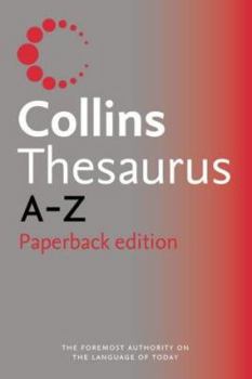 Paperback Collins Paperback Thesaurus A-Z Book