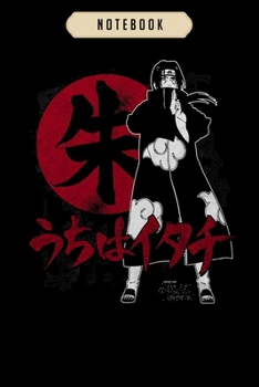 Notebook: Ripple junction naruto shippuden adult unisex itachi symbols heavy weight 100 cotton crew  Notebook|6x9(100 pages)Blank Lined Journal For ... girls, boys, men, birthday gifts|Anime gifts