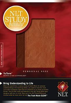 Imitation Leather Study Bible-NLT-Personal Size Book