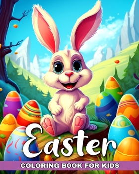Easter Coloring Book for Kids: Cute and Easy Coloring Pages for Children with Eggs, Baskets, Bunny and More